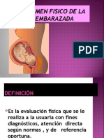 Evaluación física del embarazo