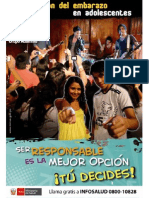 Afiche de Prevención de Embarazo