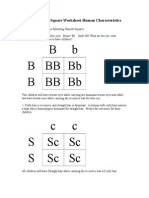 B B BBBBB BBBBB: IA2: Punnett Square Worksheet-Human Characteristics