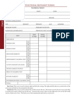 Fms Score Sheet