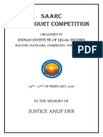 Saarc Moot Court Competition: Indian Institute of Legal Studies