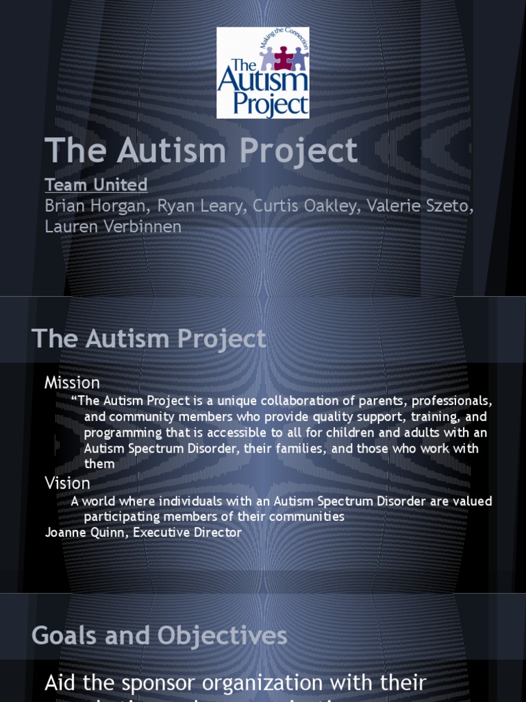 Autism Project: Community Awareness Efforts | PDF | Autism | Applied ...