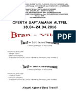Oferta Saptamana Altfel 18.04-24.04.2016: Alegeti Agentia Elena Travel!!
