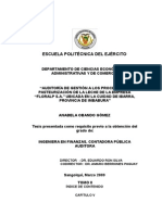 Trabajo de Auditoria de Una Empresa de Lacteos