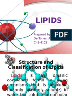 Lipids: Prepared By: de Torres, Angelica M. Che-4102