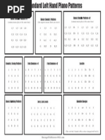 Left Hand Piano Patterns Guide | PDF | Variation (Music) | Music Theory