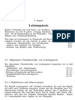 Leistungstests: 9.1 Allgemeine Charakteristika Von Leistungstests