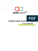 AutoCount Accounting User Manual