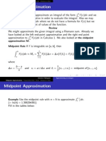 Midpoint Approximation: B A B A