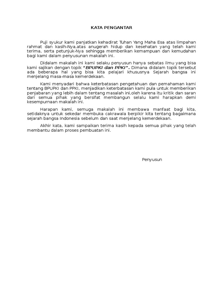 Makalah Bpupki Dan Ppki