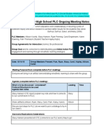 KinEsthetic Learning PLC Notes