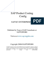 Product Costing Sample
