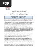 ICC Position Statement at COP21