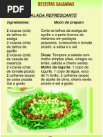 Livro de Receitas SEMA