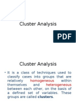 Cluster Analysis