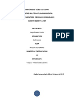 Informe de Movie Maker en PDF