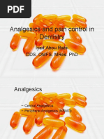analgesics and pain control in dentistry