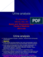 Urine Analysis: Assist. Prof. Biochemistry Dep., Faculty of Medicine Asu & Uq