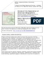 Major Agricultural Regions of Earth PDF