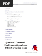 SAC Assembly Agenda - Meeting 8