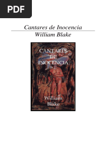 William Blake Cantares de Inocencia
