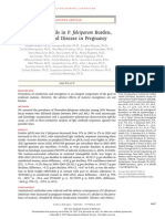 Changing Trends in P. Falciparum Burden, Immunity, and Disease in Pregnancy