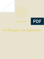 On Thoughts and Aphorisms - Sri Aurobindo 