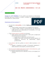 Tema 9 Los Actos Procesales Del OJ y de Las Partes