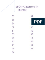 E-Portfolio - Lesson Plan Height Data and HW Grades