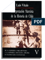 Luis Vitale - Interpretación marxista de la historia de chile tomo 5
