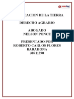 Adjudicacion de La Tierra Derecho Agrario