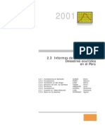 Informe de Indeci 2001