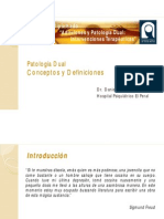 Patología Dual, Conceptos y DEfiniciones (Dr. Dolmoun) Versión Visualización