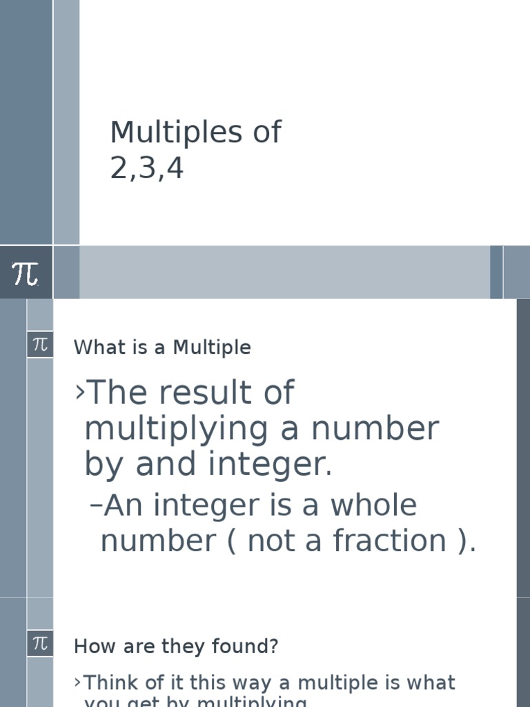 Understanding Multiples and LCM | PDF