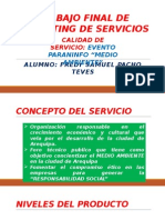 Trabajo Final de Marketing de Servicios