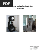 Informe Tratamiento de Los Metales