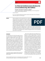 Effects of floral and extrafloral resource diversity on the fitness of an omnivorous bug, Orius insidiosus