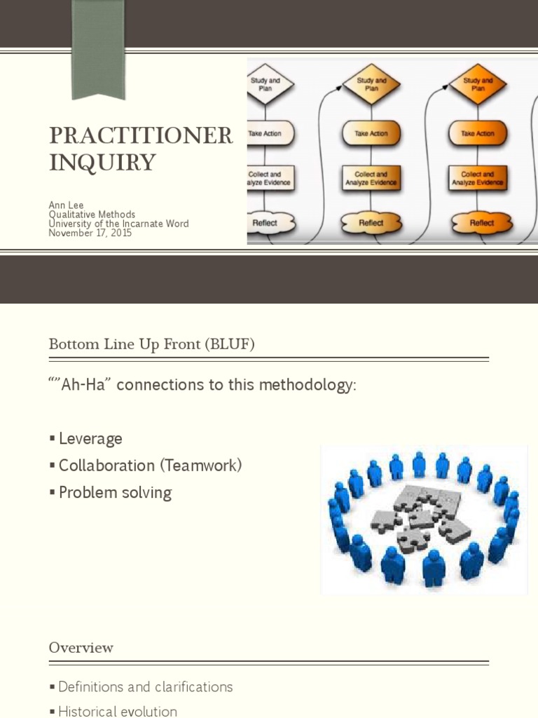 Understanding Practitioner Inquiry Methods | PDF | Action Research ...