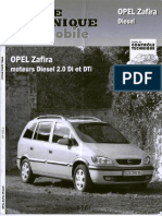 Revue Technique Opel Zafira Diesel 2.0Di Et Dti