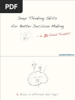 Learn Thinking Skills For Decision Making - in 21 Visual Tweets!