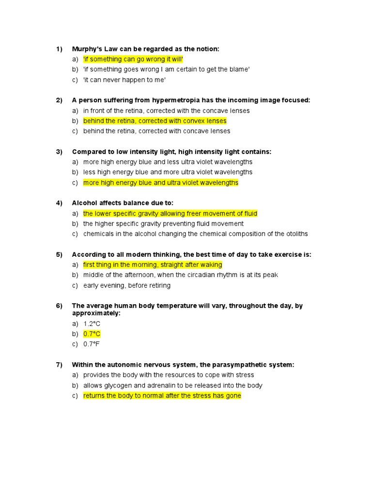 Easa exam modules picture