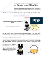 Microscopic Measurement Practice HW