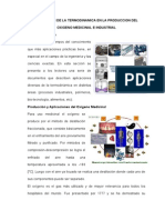 Aplicación de La Termodinamica en La Produccion Del Oxigeno Medicinal e Industrial