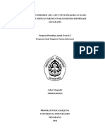 Implementasi Grey Forecasting Untuk Hasil Pertanian Dengan Sistem Informasi Geografis