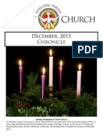Christ Episcopal Church Eureka December Chronicle 2015