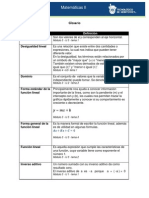 Glosario Matematico