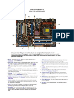 Labeled Diagram of A Computer Motherboard