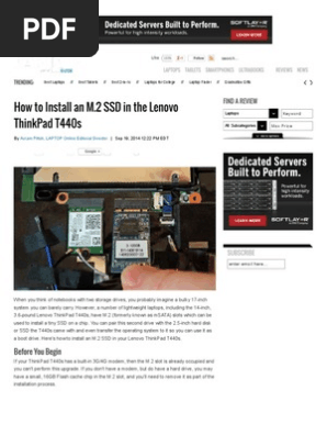Lenovo thinkpad t440 m 2 slot price
