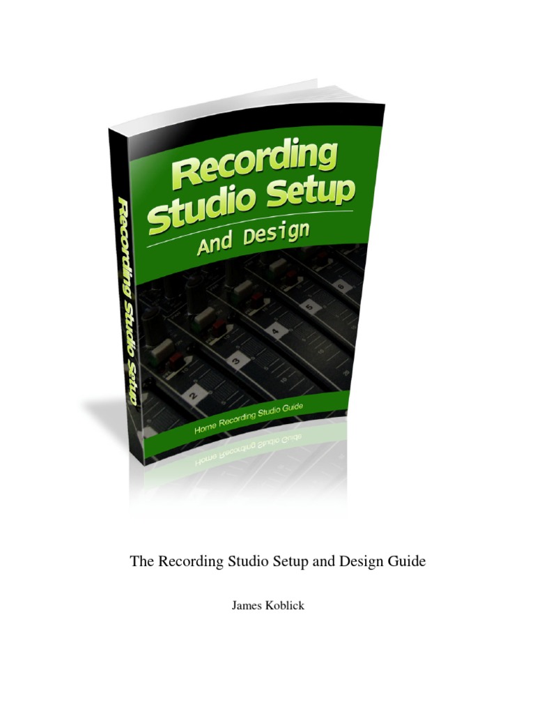 Studio Design Guide Pdf Loudspeaker Sound