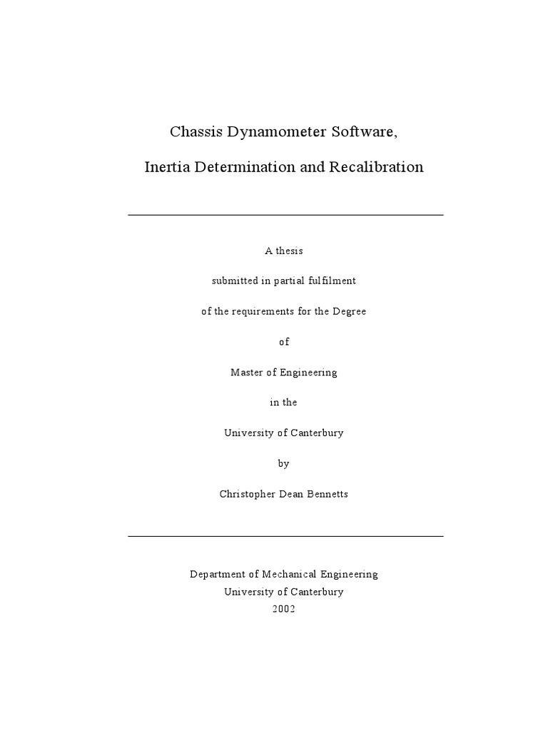 thesis about mechanical engineering